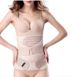 Body Shaper, 3 In 1 Postpartum Support Recovery Belly Wrap Waist/Pelvis Belt